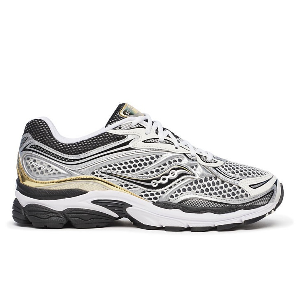 Saucony Progrid Omni 9‎ Men's Size 9.5 Women’s size 11 In Silver/Gold NWT In Box